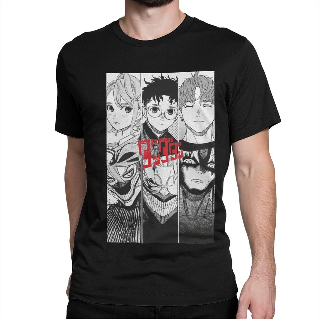 Humor Aira Okarun Jiji Dandadan Manga   TShirt Men Womens Round Neck 100 Cotton T Shirt  Short Sleeve Tees 4XL 5XL Clothes