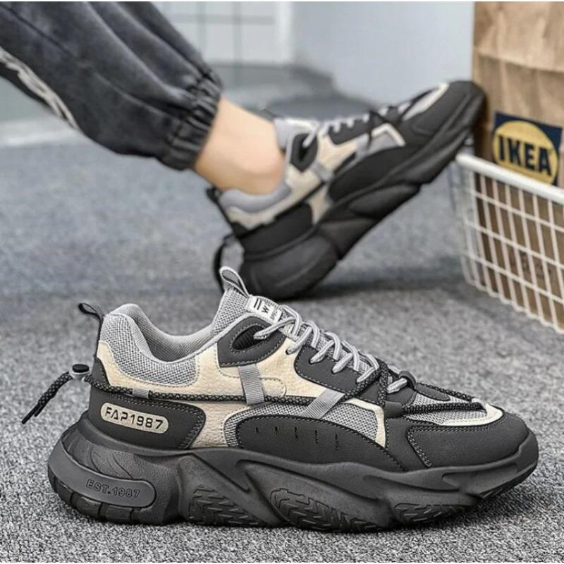 Fashion Men Sneakers Spring Breathable Comfort Air Cushion Running Shoes Outdoor Non Slip Wear-resistant Walking Shoe