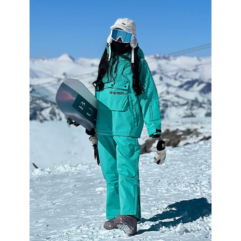 Northeast -40° Cold-Proof Ski Suit: Men's Waterproof Cotton Mountaineering & Skiing Two-Piece Set
