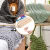 Wood Knitting Frame DIY Throw Blanket Reusable Yarn Craft Easy Assemble Crafting Chunky Knitting Blanket Weaving Frame Present
