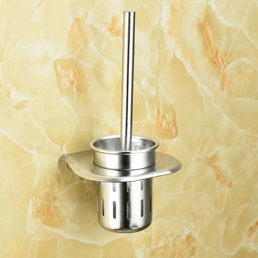 Wall Mounted Toilet Cleaning Brush Rust-proof Toilet Brush Holder Toilet Brush Set WC Maintenance