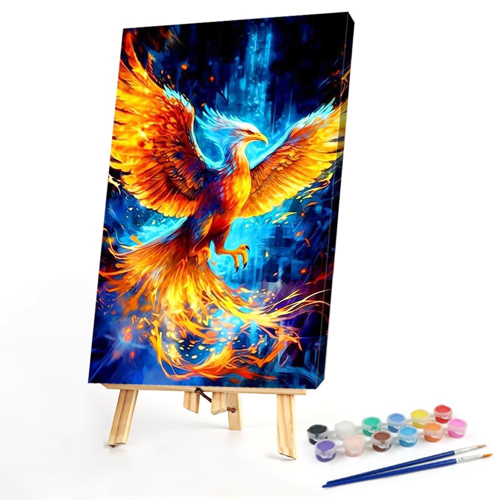 

Malen-nach-Zahlen-Set auf Leinwand DIY-Ölkunst Tierbild Heim-Wanddekoration H4656
