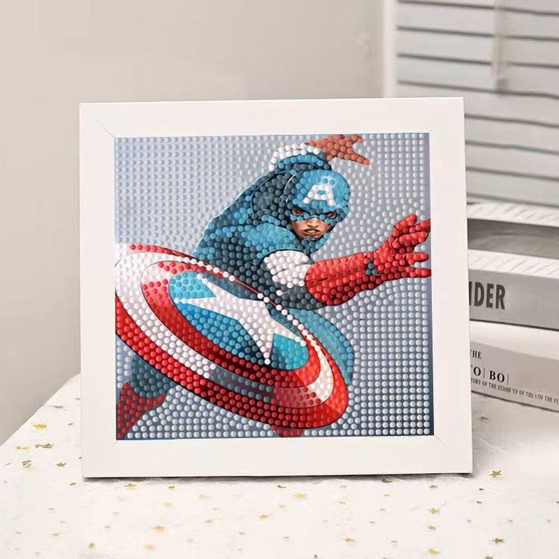 High-End Diamond Painting Diy Van Gogh Starry Sky Cat Creative Handmade Toy Table Decoration Diamond Painting With Frame