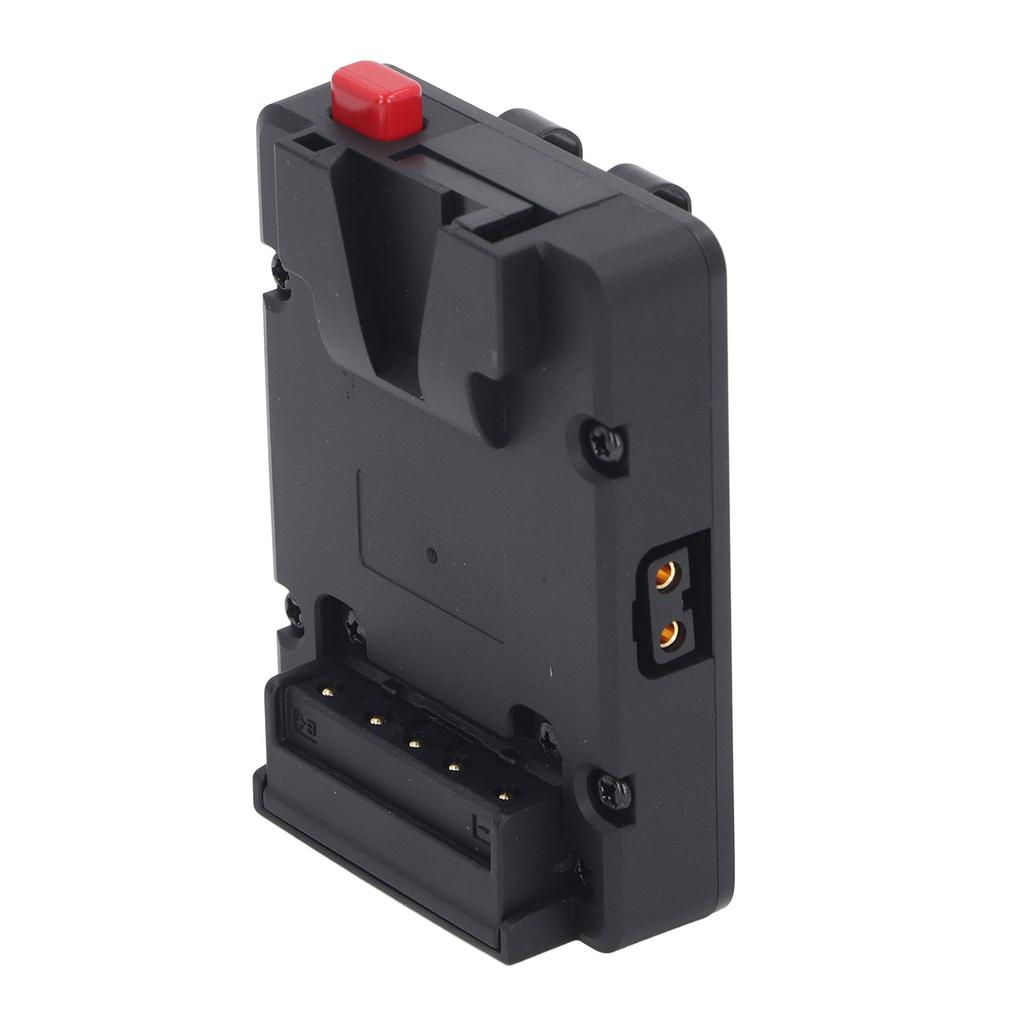 V-Mount Akkuplatte D-Tap Ausgang V-Lock Mount Akku Stromversorgungsplatte Adapter mit Rückclip