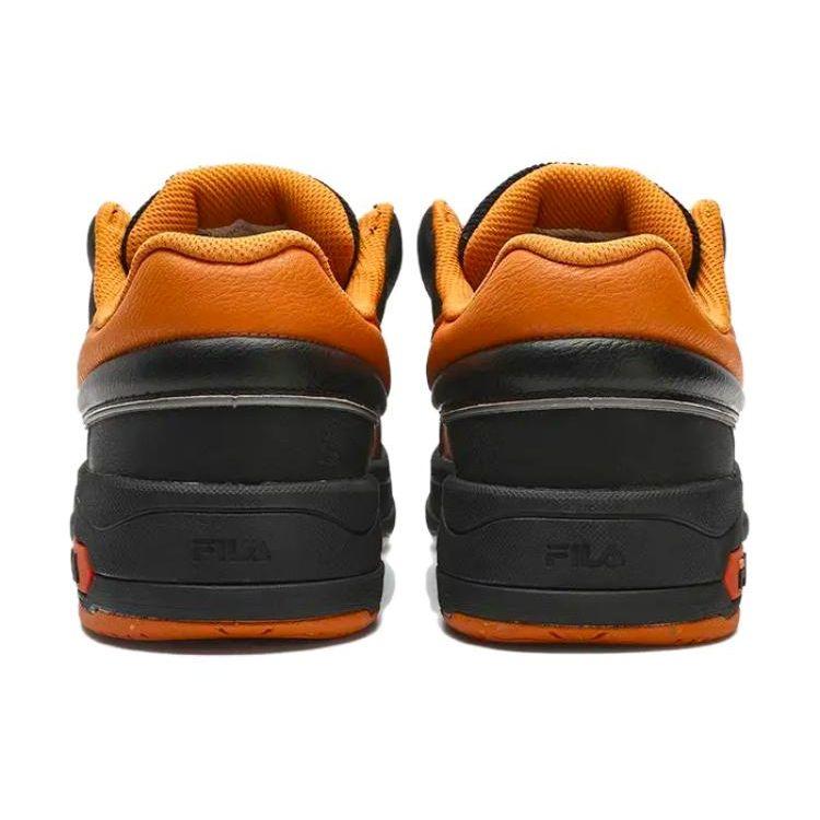 FILA Mix Fabric Synthetic Leather Comfortable Durable Low-Top Sneakers Men sneakers Black F12M344201FBA