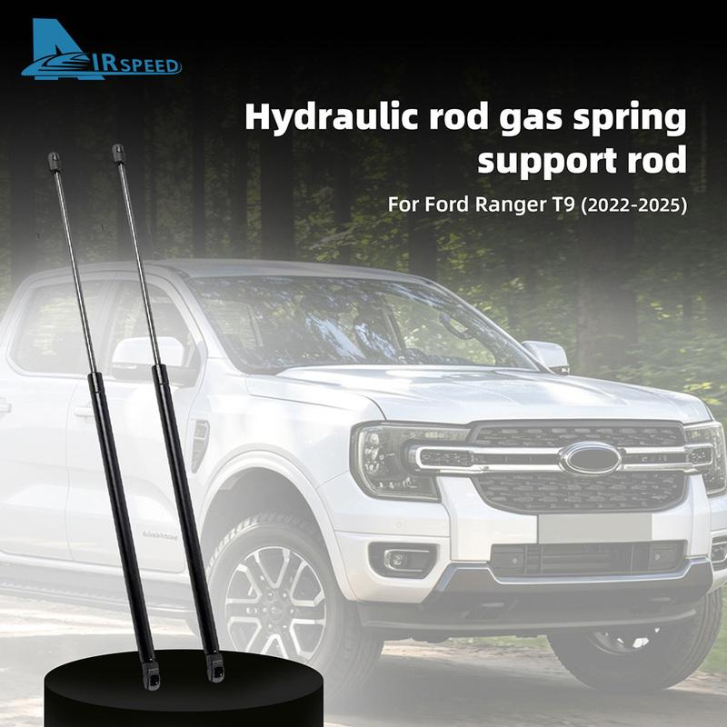 Hydraulic rod gas spring support rod For Ford Ranger T9 2022 2023 2024 2025 Shock Dampers Front Bonnet Modify Lift Supports.