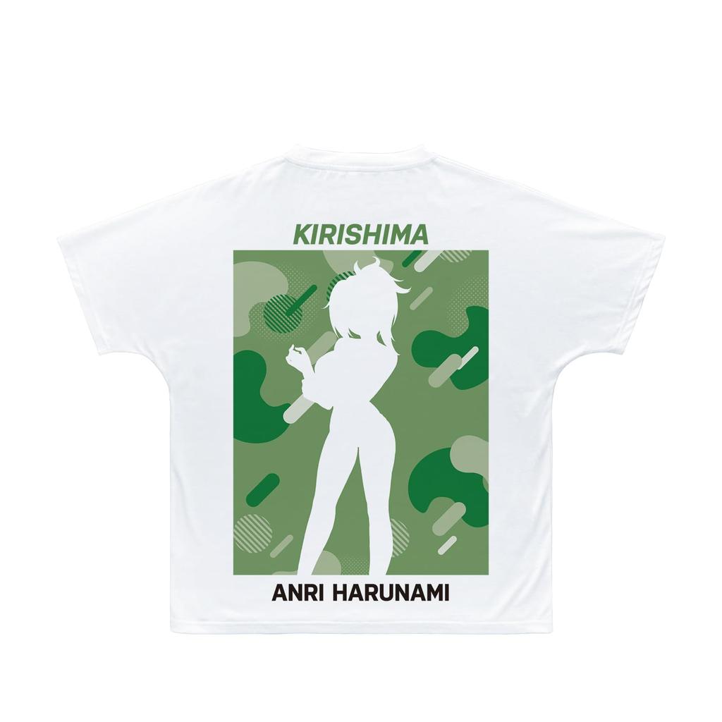 Dolphin Wave Anri Hinan Full Graphic T-Shirt Unisex L Size