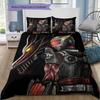 Kamen Rider Charaktere Bettwäsche-Set, 1 Bettbezug & 2 Kissenbezüge, Heimdekoration, Perfektes Geschenk für Tokusatsu-Fans