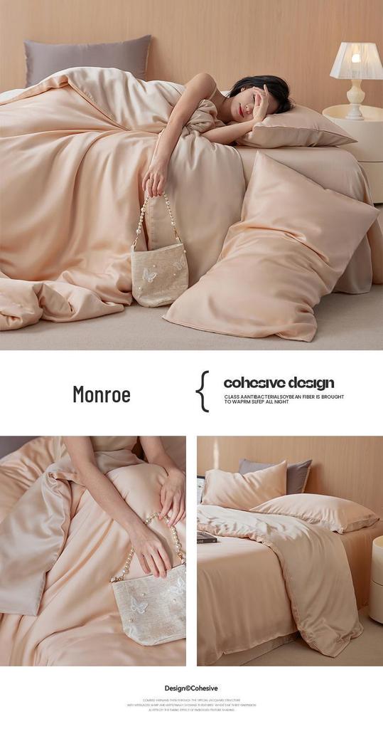 2026 New Silky Smooth Tencel 60s Four-Piece Cooling Bedding Set