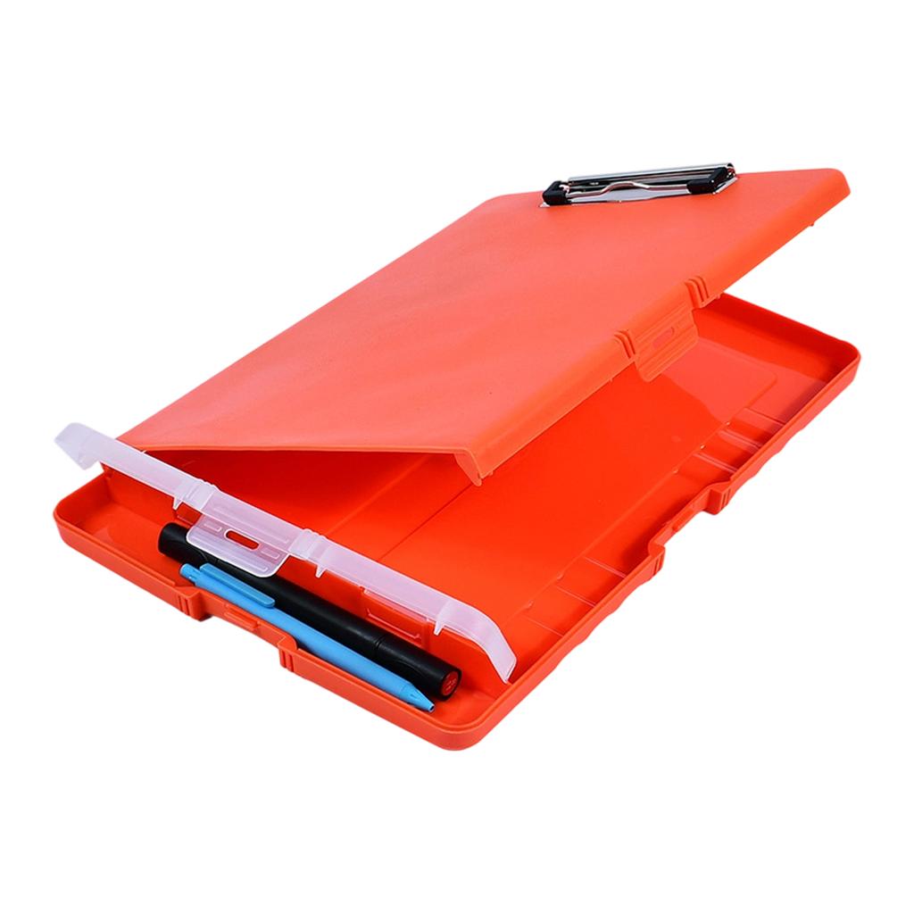 Portable Nursing Clipboard Writing Board File Organiser with Clipboard Pen Case Document Storage Case For Office School