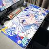 New Pretty Genshin Impact Furina Pattern Anime Mouse Pads Game Office Nonslip Desk Mats Mechanical Keyboard Laptop Rubber Carpet