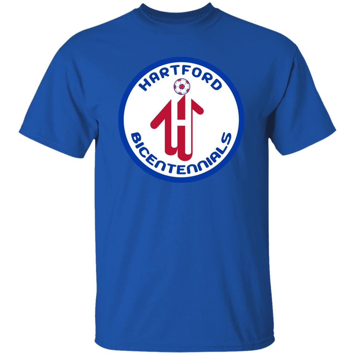 Hartford Bicentennials T-shirt Classic NASL Soccer 4XL