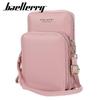 Shoulder Bag Mobile Phone Bag with Shoulder Strap Women Blue Blue