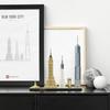 LEGO 21028 Architecture New York, Kit de Construction, Maquette Miniature, Décoration, Empire State Building