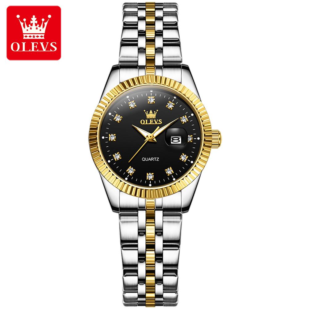 OLEVS 5526 Customized Design Waterproof Luxury Casual Ladies Luminous Stainless Steel Sports Watch Bands Quartz Watches quartz watch