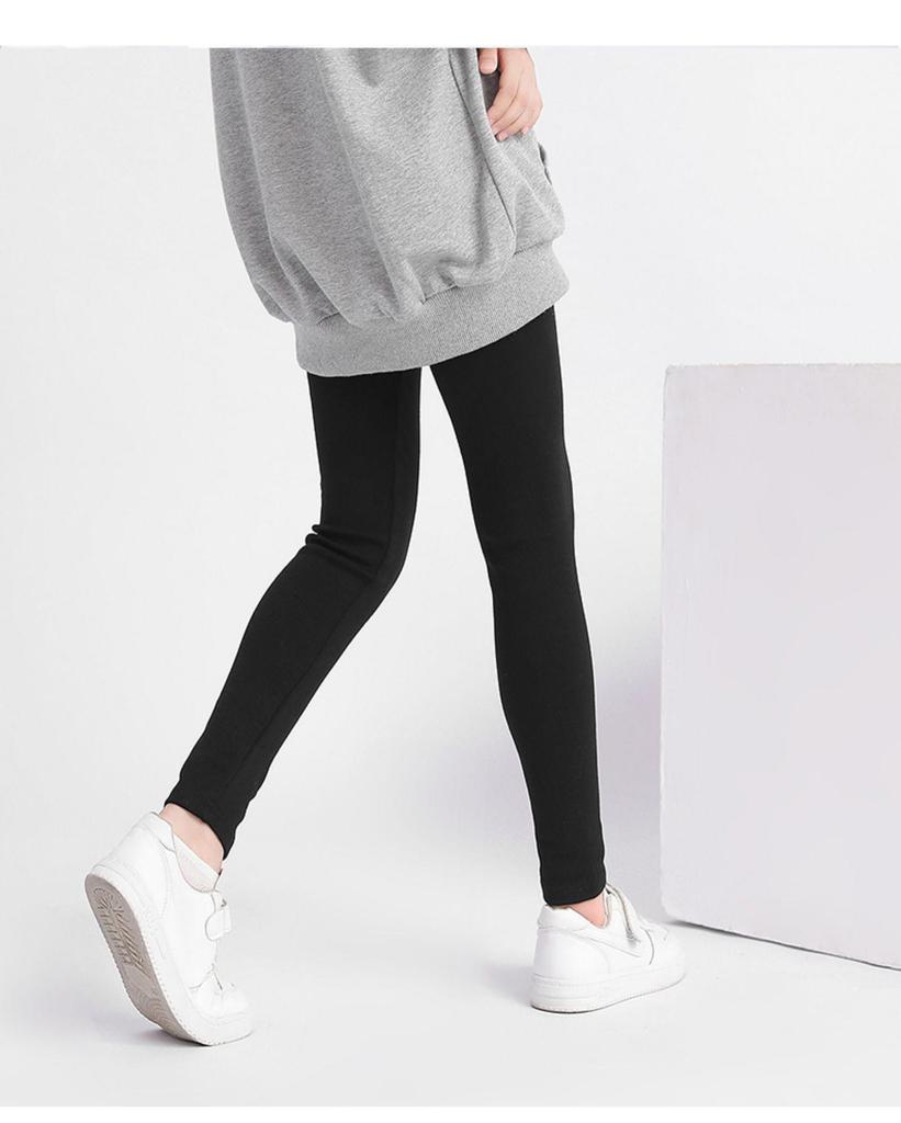 "Dünne Baumwoll-Leggings für Mädchen für Frühling und Herbst - Weiß, Schwarz oder Grau"