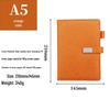 A5 Metal Buckle Custom Business Diary with PU Cover and Custom Logo