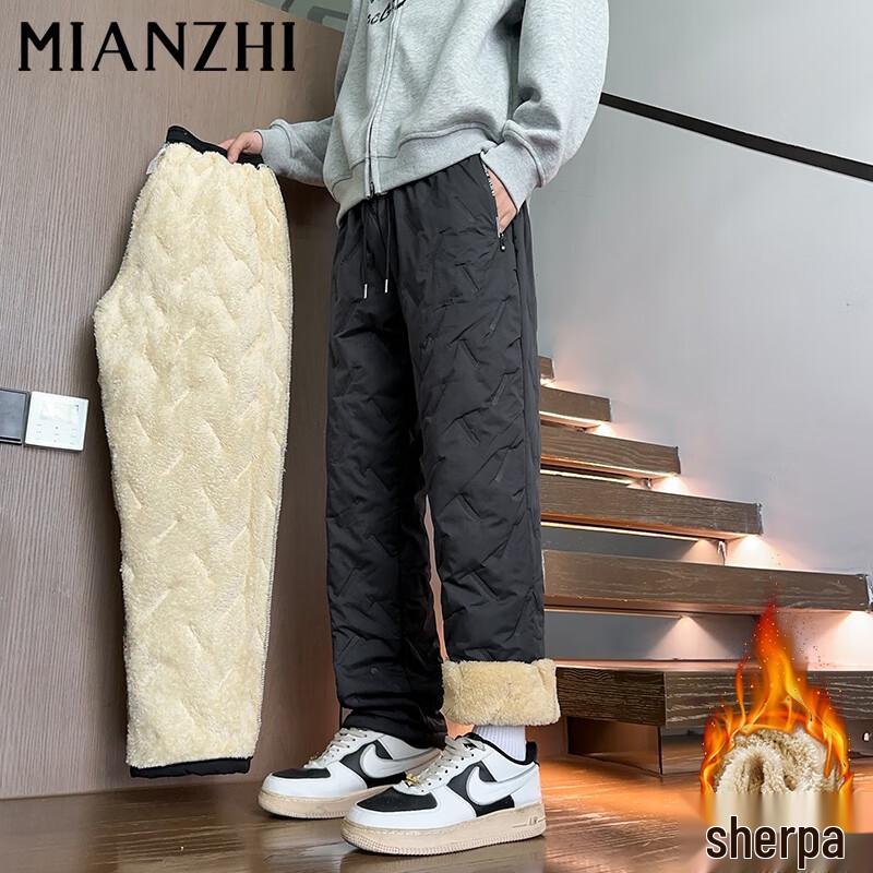 

Men s Winter Fleece-Lined Casual Trousers L