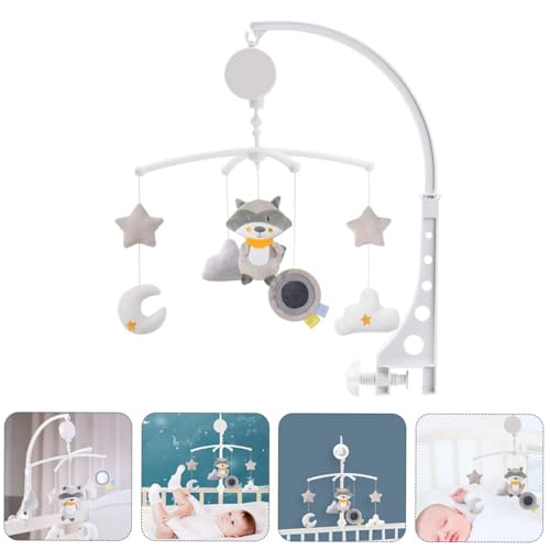 Baby Crib Mobile - Portable Hanging Toys with Animal Figures for Newborns, Nursery, Stroller, Bedroom & Outdoor