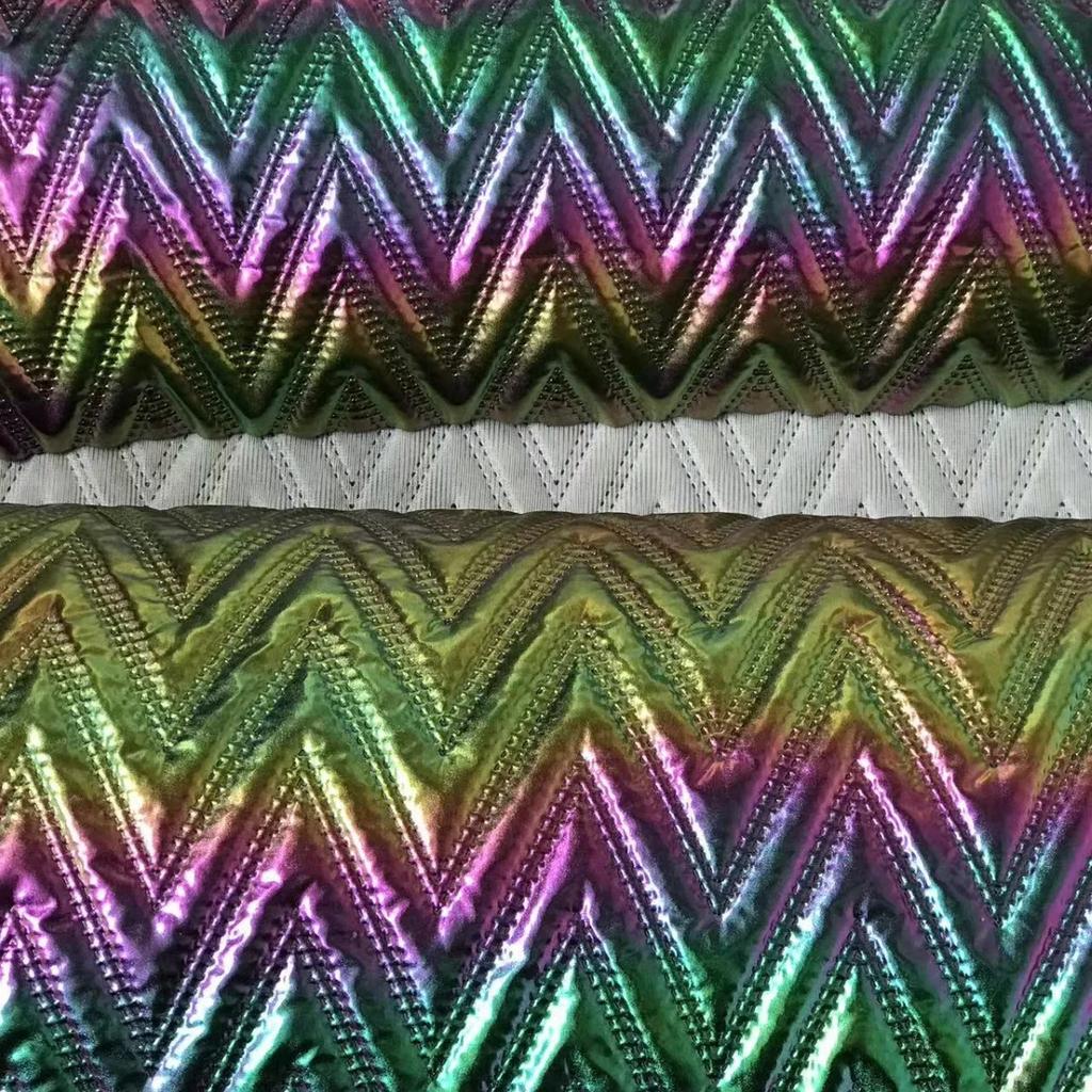 1yard Colorful PU Leather Embossing Cotton Lining Fabric Christmas Quilting Fabric for DIY Sewing Luggage Bag Interlining Fabric