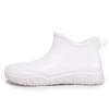 Rain shoes men's short lightweight non-slip waterproof shoes new fashion outdoor water boots thermal short rubber shoes men
