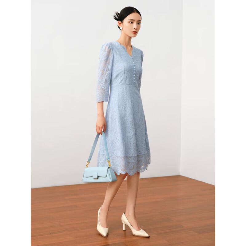 

Жіноча мереживна сукня А-силуету з V-подібним вирізом Anna Kou L