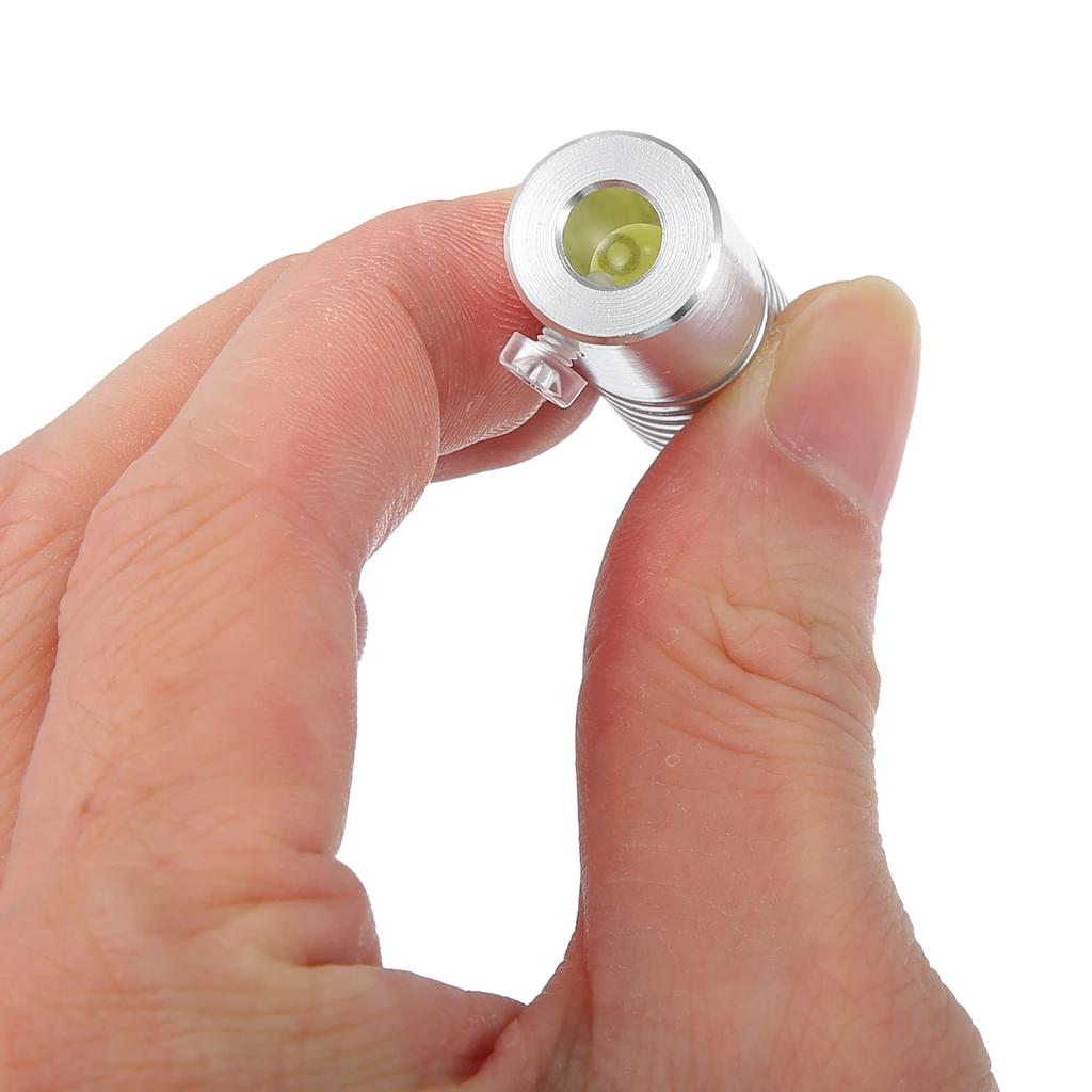 ACROPIX Lichtquelle Leuchte für DIY Auto 6mm 2W LED Aluminium Weiß 1 Stück