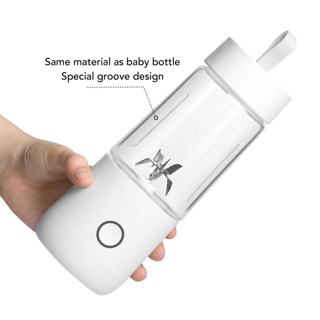 Portable Blender for Shakes Smoothies Rechargeable Electric Cordless Personal Cup White for Travel Camping Gym