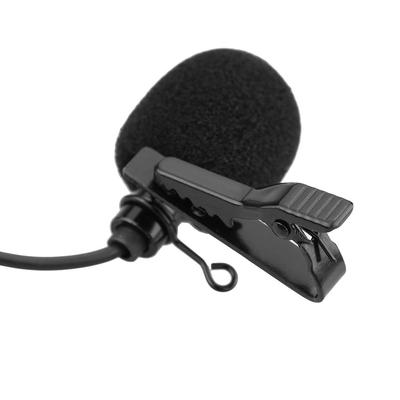 Mini Portable Clip On Lapel Hands Free 3.5mm External Screw Lock Jack Microphone Mic for Computer PC Laptop