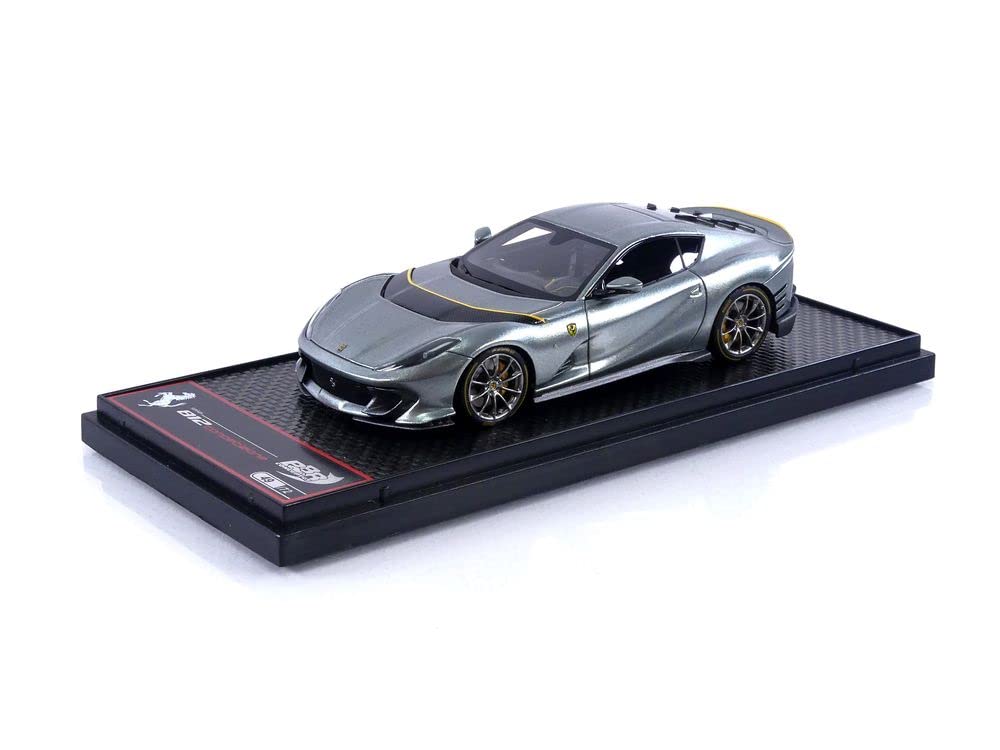 

Scale Ferrari 812 Competizione 2021 Grigio Coburn Yellow Grey Metallic BBR-MODELS 1/43 - (BBRC259A2)