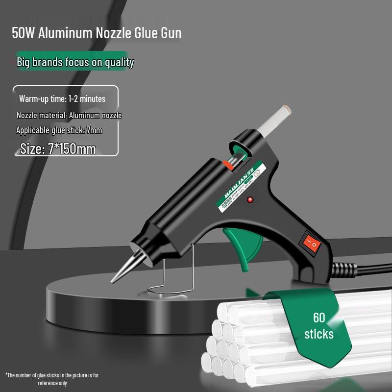Baolian Hot Melt Glue Gun with Free Glue Sticks, 7-11mm, for Handmade and Household Projects