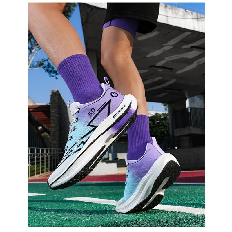Men's Gradient Running Shoes Breathable Cushion Sport Sneakers