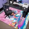 1PC Custom Name Mermaid Fantasy Cover Theme Floor Mat Ideal for Living Room, Game Rooms, Office, Bedroom Floor Mat Playful Design