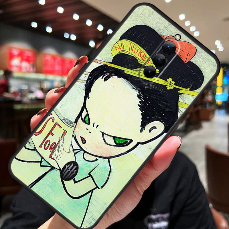 Cartoon Aesthetic Yoshitomo Nara Case For ZTE Nubia Red Magic 10 Air 7 6S 7S Pro Red Magic 11 10 9 8 8S 9S 10S Pro Plus Cover
