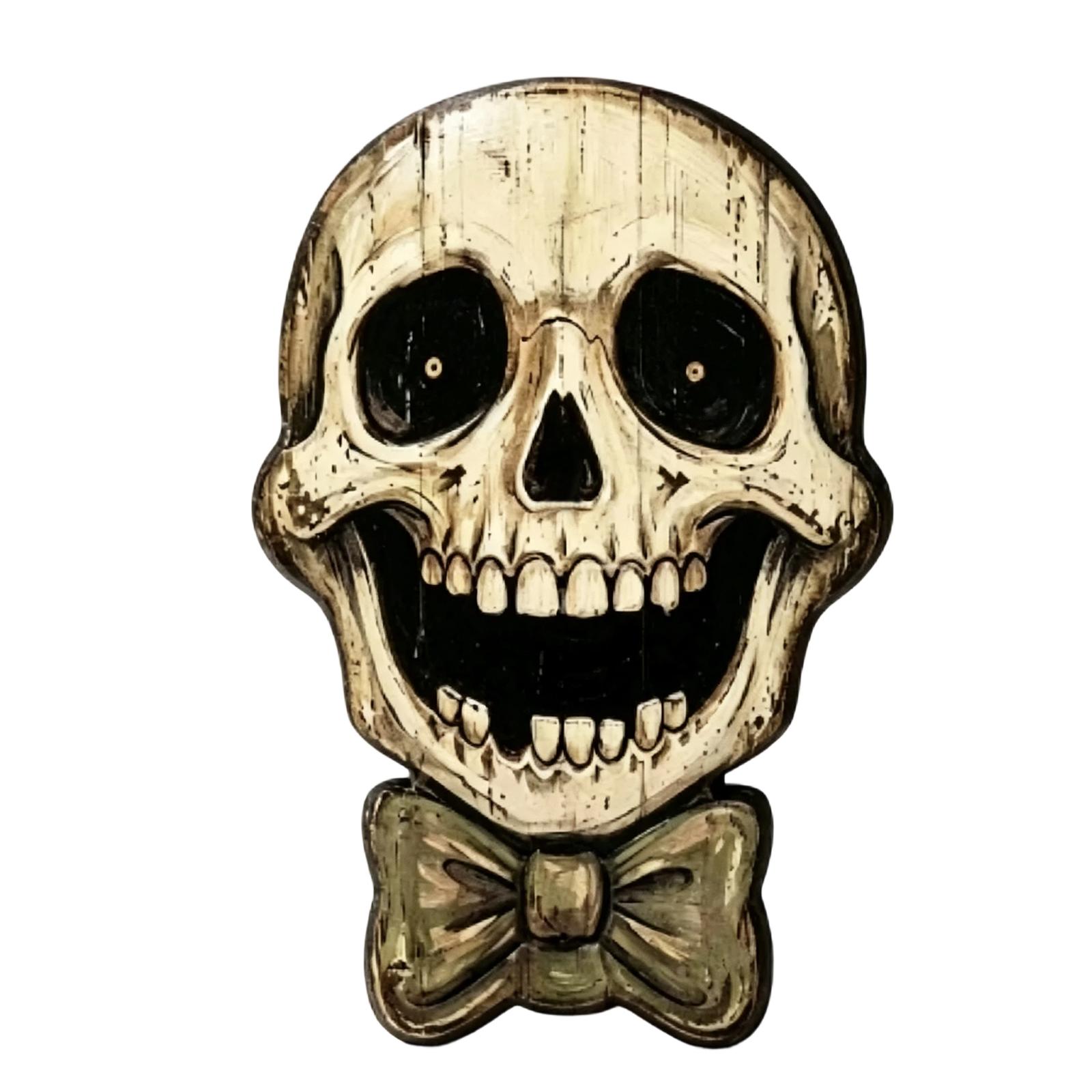 Wooden Desk Decor Double-Sided Funny Tabletop Ornament One Size