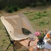 Faltbare Campingstühle Set Leichter Klappstuhl Ultraleicht Rucksack Mondstühle für Garten Picknick Strand Angeln