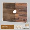 Retro Doppelseitige Wasserdichte PVC Fotografie Hintergrundplatte – Holzmaserung Stillleben Landschaft