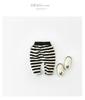 Spring Newborn Cartoon Pants - Unisex Korean Style Striped Casual Wear