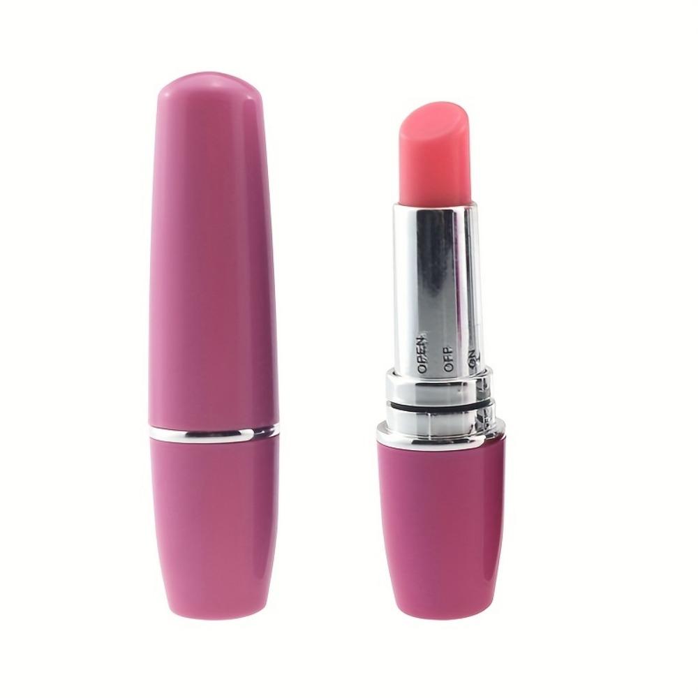 1pc Body-Safe Mini Discreet Lipstick Vibrator Quiet Single-Speed Sex Toy for Women