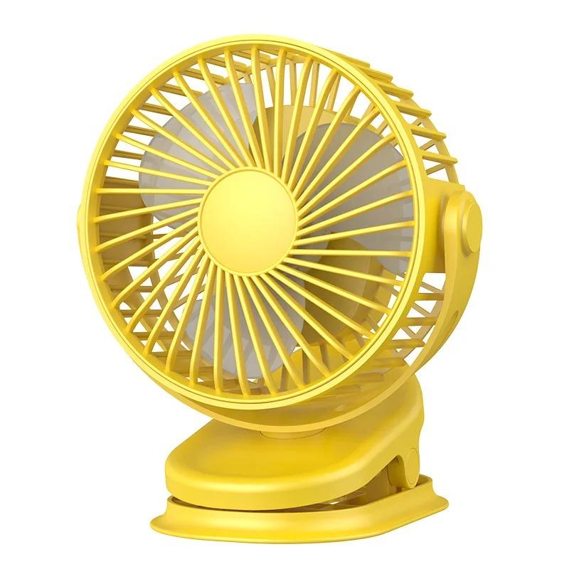 Mini USB Fan Rechargeable Battery Fan with Timer Strong Wind 3 Speed Desktop Portable Quiet Office Camping Outdoor