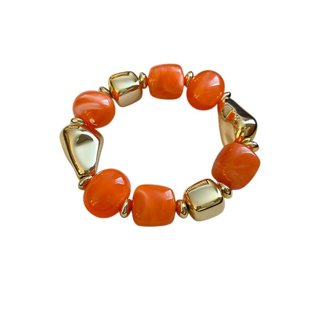 Böhmischer Perlen Acryl Armreif Europa Amerikanischer Stil Retro Handring Unregelmäßiges Armband Geschenk