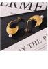 European Vintage Pearl Shell Earrings - Elegant Ins Style, Niche Titanium Steel Jewelry