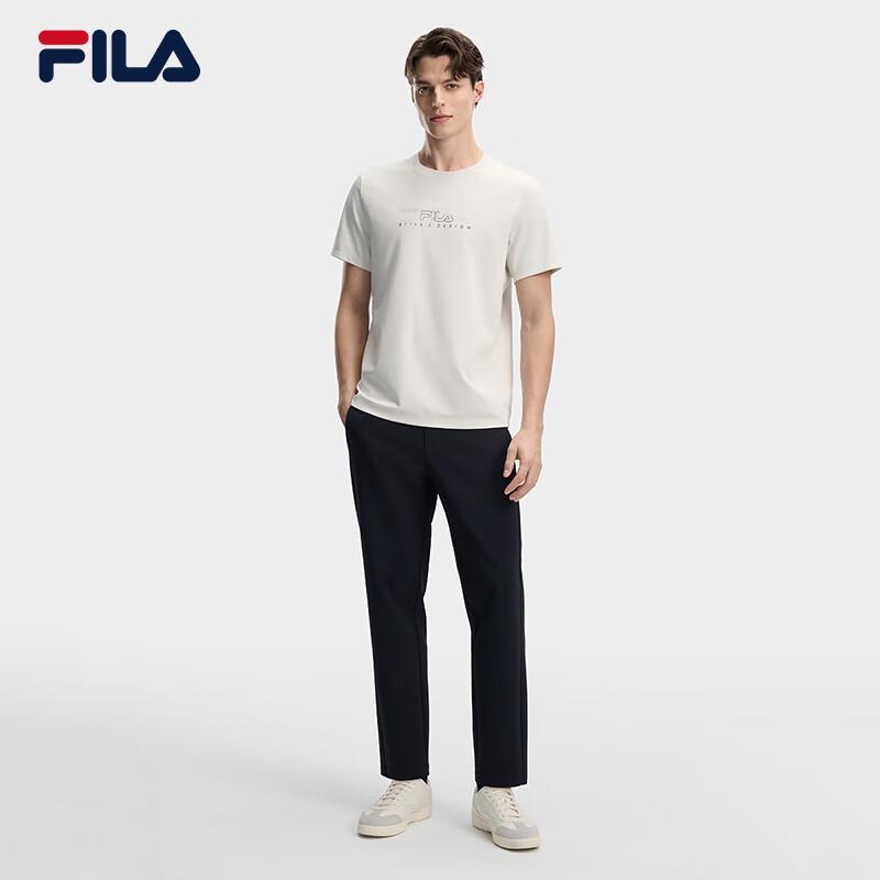 FILA Men's Crew Neck Knit Short-Sleeve T-Shirt