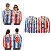 Clown Costume for Couples with Long Sleeves, Costume, Cosplay Accessory, Polyester, Adult
