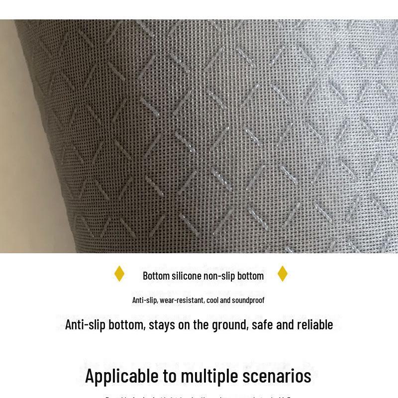 Non-Slip Yoga, Dance, and Fitness Mat with Shock Absorption for Meditation and Silent Exercise