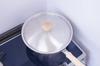 Urushiyama Metal Industry Frying Pan Made of Stainless Stylish Wood Knob That Can Also Be Used On Iron Frying Made In Frying Pan Stainless Steel Lid
