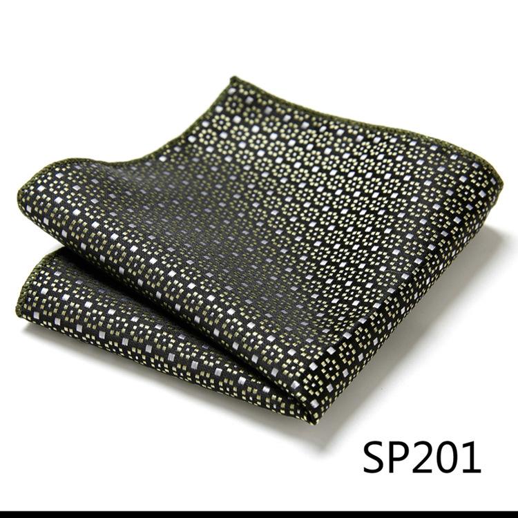 Guangzhou 1200-Pin High-Density Men'S Elegant Retro Business Suit Jacquard Pocket Towel Square Towel