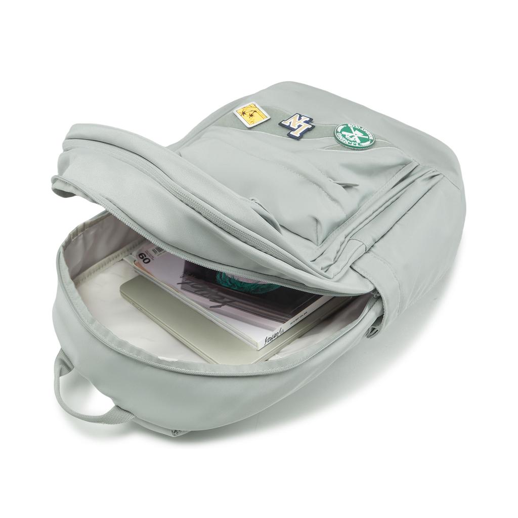 New LiNing Sports Life Collection Polyester Backpack Unisex Mist Gray ABSV153-3