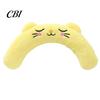Embroidered Cat Toy Interactive Pet Pillow, with Built-in BB Sound Device, Soft U-shaped Neck Cushion U-Shaped Protector, for Cats And Dogs