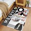 Mbappe Customize Your Name Floor Rug Office Rug Suitable for Foyer Balcony Outdoor Playrooms Antislip Carpet Anime Office Decor